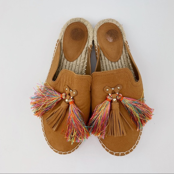 Nine West Shoes - NINE WEST Val Tassel Espadrille Mule Size 7